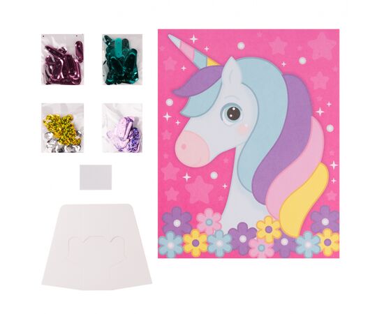 Набор для творчества 1 вересня Единорог Аппликация фигурными пайетками (954585), изображение 2 Набор для творчества 1 вересня Единорог Аппликация фигурными пайетками (954585), изображение 2