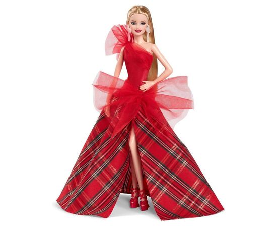 Кукла Barbie коллекционная Праздничная блондинка (HRM61), изображение 2 Кукла Barbie коллекционная Праздничная блондинка (HRM61), изображение 2