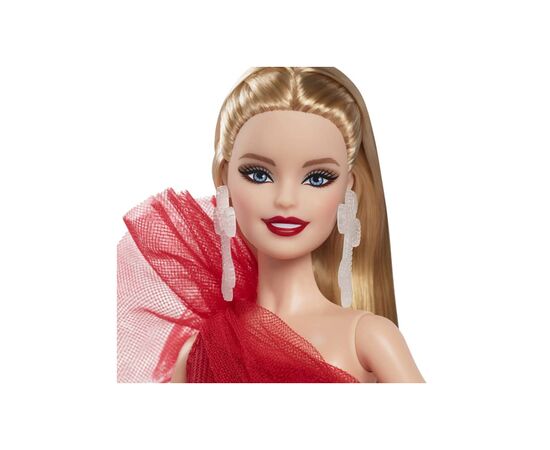 Кукла Barbie коллекционная Праздничная блондинка (HRM61), изображение 4 Кукла Barbie коллекционная Праздничная блондинка (HRM61), изображение 4
