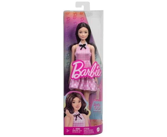 Кукла Barbie Модница в нежном платье в клетку (HRH21), изображение 5 Кукла Barbie Модница в нежном платье в клетку (HRH21), изображение 5