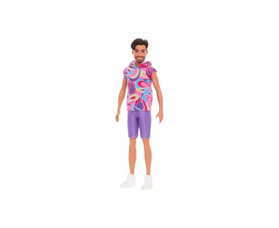 Кукла Barbie Кен Модник в винтажном тоске с коротким рукавом (HRH26), изображение 2 Кукла Barbie Кен Модник в винтажном тоске с коротким рукавом (HRH26), изображение 2