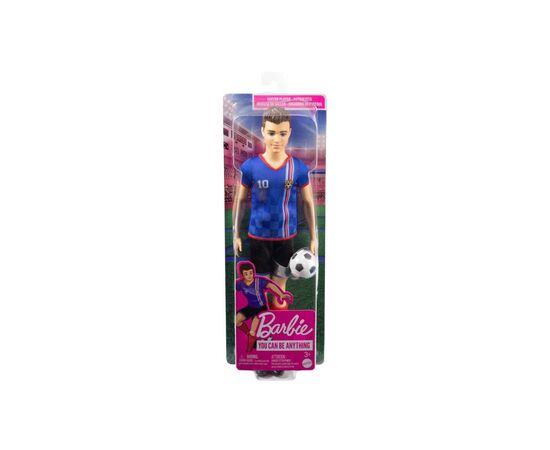 Лялька Barbie Кен Футболіст серії Я можу бути (HCN15), зображення 6 Лялька Barbie Кен Футболіст серії Я можу бути (HCN15), зображення 6