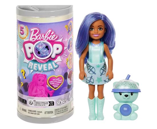 Кукла Barbie Челси и друзья Pop Reveal серии Крутые Бабл-ти (сюрприз) (HRK63)