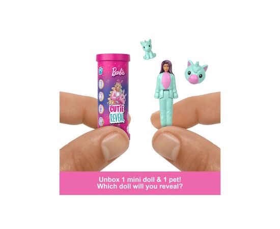 Кукла Barbie Миникуколка Color Reveal серии Mini BarbieLand (сюрприз) (HYM25), изображение 5 Кукла Barbie Миникуколка Color Reveal серии Mini BarbieLand (сюрприз) (HYM25), изображение 5