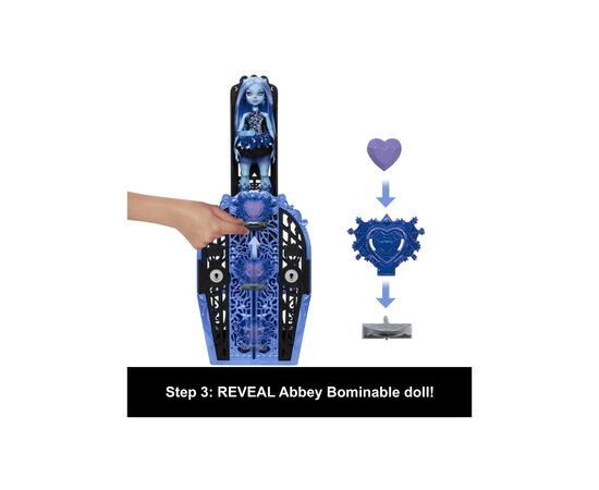 Кукла Monster High Набор-сюрприз Ужас-секреты Эбби серии Тайны монстров (HXH87), изображение 3 Кукла Monster High Набор-сюрприз Ужас-секреты Эбби серии Тайны монстров (HXH87), изображение 3