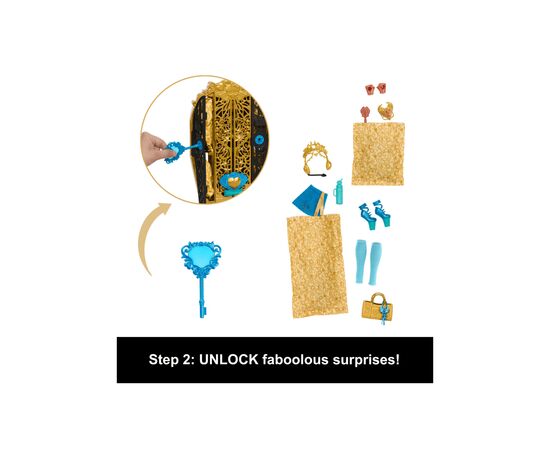 Кукла Monster High Набор-сюрприз Ужас-секреты Клео серии Тайны монстров (HXH86), изображение 4