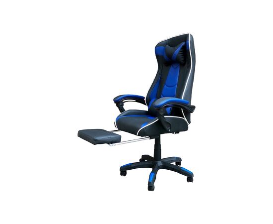 Кресло игровое Аклас Канон PL TILT Синий (PU-черный/синий) (00062843), изображение 5