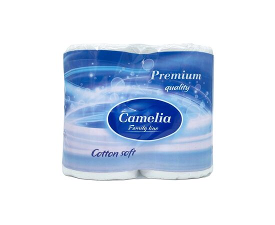 Туалетний папір Camelia Premium 3 шари 4 рулони (8606111248014)