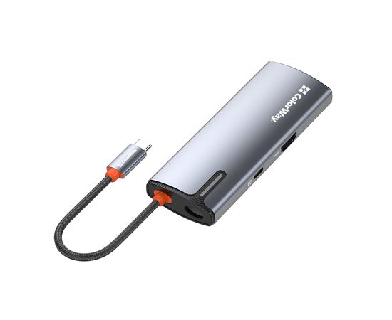 Порт-репликатор ColorWay Docking Station USB-C 5-в-1 Type C PD 100W/USB3.0х3/HDMI 4К (CW-HUB01), изображение 4 Порт-репликатор ColorWay Docking Station USB-C 5-в-1 Type C PD 100W/USB3.0х3/HDMI 4К (CW-HUB01), изображение 4