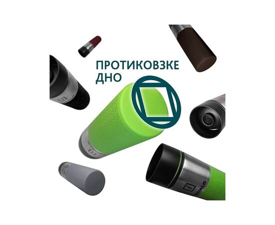 Термокружка Tavialo + 2 ущільнювальних кільця 420 мл Зелений (190420113), изображение 5 Термокружка Tavialo + 2 ущільнювальних кільця 420 мл Зелений (190420113), изображение 5