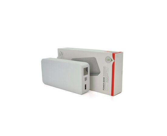 Батарея универсальная XO 20000mAh, PD/20W, QC/18W, Lightning, Type-C, USB, white (XO-PR144W), изображение 2 Батарея универсальная XO 20000mAh, PD/20W, QC/18W, Lightning, Type-C, USB, white (XO-PR144W), изображение 2