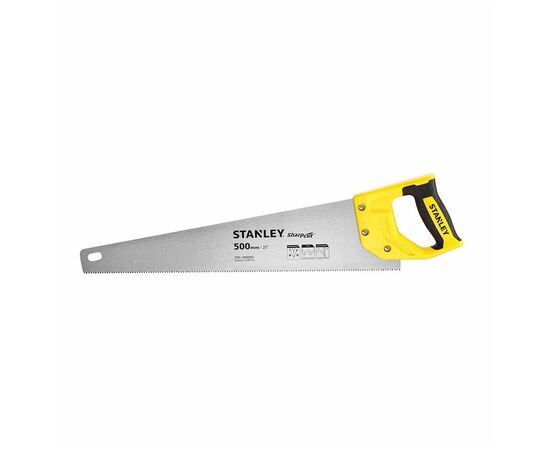 Ножівка Stanley SHARPCUT із загартованими зубами, L=500мм, 7 tpi (STHT20367-1)