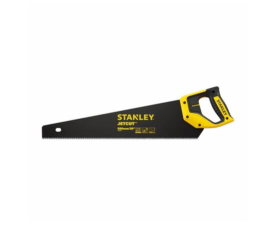 Ножівка Stanley APPLIFLON із загартованими зубами, L=500мм, 7 tpi (2-20-151)