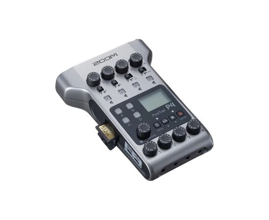 Цифровий диктофон ZOOM PodTrak P4 рекордер (286994), зображення 2 Цифровий диктофон ZOOM PodTrak P4 рекордер (286994), зображення 2