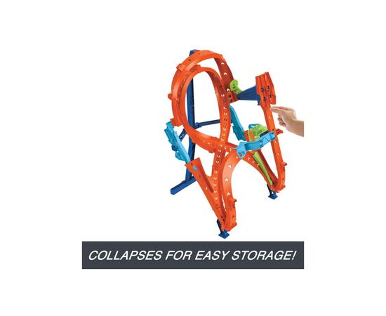 Автотрек Hot Wheels Вертикальная восьмерка (HMB15), изображение 4 Автотрек Hot Wheels Вертикальная восьмерка (HMB15), изображение 4