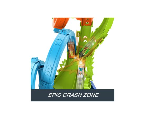 Автотрек Hot Wheels Безумные виражи и петли (HXR70), изображение 3 Автотрек Hot Wheels Безумные виражи и петли (HXR70), изображение 3