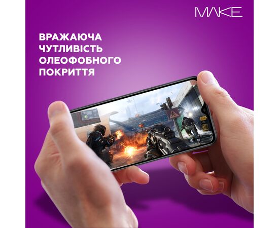 Стекло защитное MAKE Oppo Reno11 F (MGF-OR11F), изображение 5