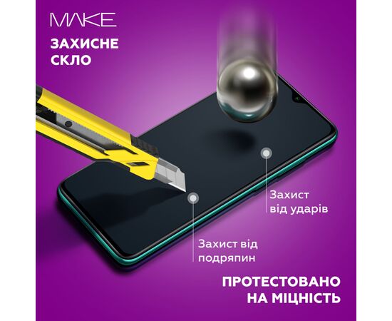 Скло захисне MAKE Xiaomi Redmi 13 (MGF-XR13), зображення 3 Скло захисне MAKE Xiaomi Redmi 13 (MGF-XR13), зображення 3