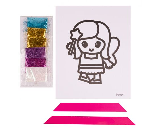 Набор для творчества 1 вересня Аппликация глитером Волшебница (954561), изображение 2