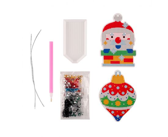 Набор для творчества 1 вересня Елочные Украшения Алмазная мозаика (954530), изображение 2 Набор для творчества 1 вересня Елочные Украшения Алмазная мозаика (954530), изображение 2