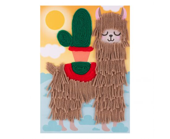 Набор для творчества 1 вересня Лама Аппликация из пряжи (954563), изображение 3 Набор для творчества 1 вересня Лама Аппликация из пряжи (954563), изображение 3