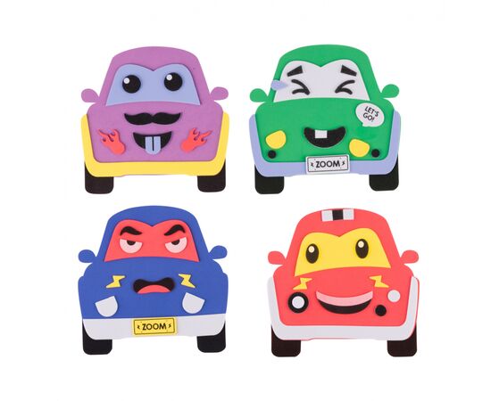 Набор для творчества 1 вересня Машинки Аппликация из фоамирана ЭВА (954590), изображение 2 Набор для творчества 1 вересня Машинки Аппликация из фоамирана ЭВА (954590), изображение 2