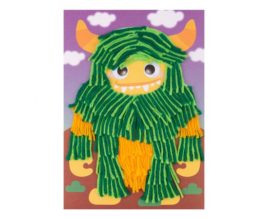 Набор для творчества 1 вересня Монстрик Аппликация из пряжи (954564), изображение 3 Набор для творчества 1 вересня Монстрик Аппликация из пряжи (954564), изображение 3