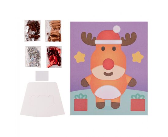 Набор для творчества 1 вересня Оленёнок Аппликация фигурными пайетками (954536), изображение 2 Набор для творчества 1 вересня Оленёнок Аппликация фигурными пайетками (954536), изображение 2