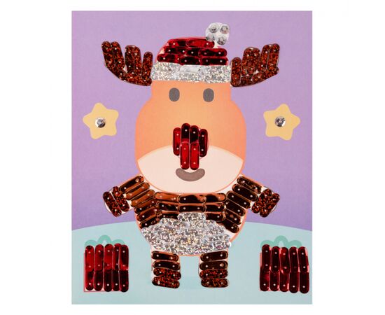 Набор для творчества 1 вересня Оленёнок Аппликация фигурными пайетками (954536), изображение 3 Набор для творчества 1 вересня Оленёнок Аппликация фигурными пайетками (954536), изображение 3