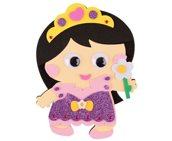 Набор для творчества 1 вересня Принцесса Аппликация из фоамирана ЭВА (954553), изображение 3 Набор для творчества 1 вересня Принцесса Аппликация из фоамирана ЭВА (954553), изображение 3