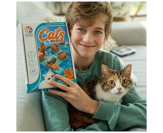 Настольная игра Smart Games Кошки в коробках (SG 450 UKR), изображение 4 Настольная игра Smart Games Кошки в коробках (SG 450 UKR), изображение 4