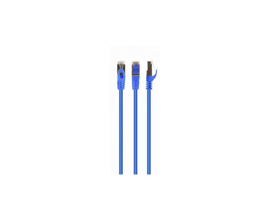 Патч-корд 15м S/FTP Cat 6A CU LSZH blue Cablexpert (PP6A-LSZHCU-B-15M)
