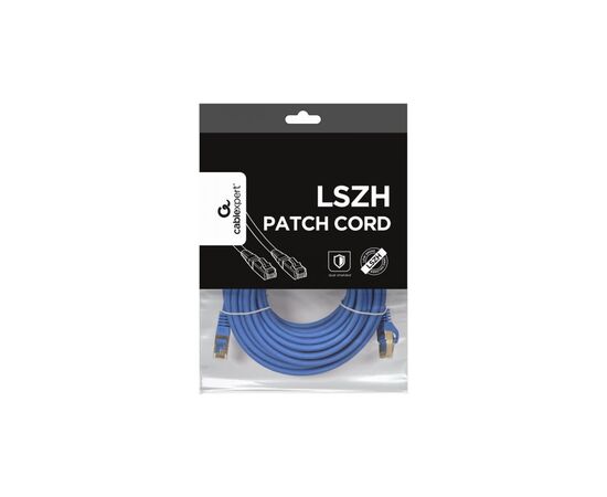 Патч-корд 20м S/FTP Cat 6A CU LSZH blue Cablexpert (PP6A-LSZHCU-B-20M), зображення 3 Патч-корд 20м S/FTP Cat 6A CU LSZH blue Cablexpert (PP6A-LSZHCU-B-20M), зображення 3