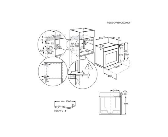 Духовой шкаф Electrolux EOD3C70TK, изображение 8 Духовой шкаф Electrolux EOD3C70TK, изображение 8