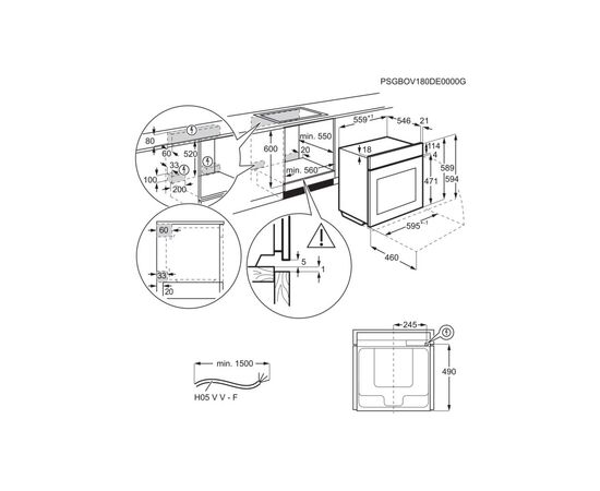Духовой шкаф Electrolux EOD3C70TK, изображение 9 Духовой шкаф Electrolux EOD3C70TK, изображение 9