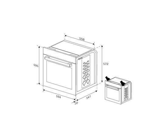 Духовой шкаф Beko BBIE133002XD, изображение 9 Духовой шкаф Beko BBIE133002XD, изображение 9