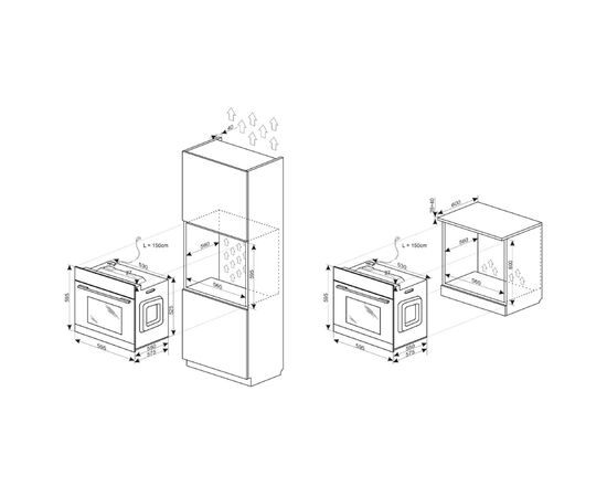 Духовой шкаф Hansa BOESS69407, изображение 4 Духовой шкаф Hansa BOESS69407, изображение 4