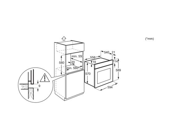 Духовой шкаф Electrolux EOD5H70BZ, изображение 10 Духовой шкаф Electrolux EOD5H70BZ, изображение 10
