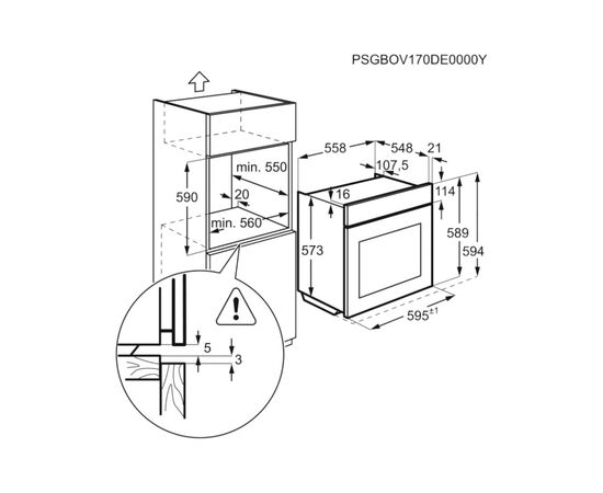 Духовой шкаф Electrolux EOD6C77WV, изображение 7 Духовой шкаф Electrolux EOD6C77WV, изображение 7