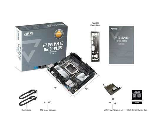 Материнська плата ASUS PRIME H610I-PLUS-CSM, зображення 6 Материнська плата ASUS PRIME H610I-PLUS-CSM, зображення 6