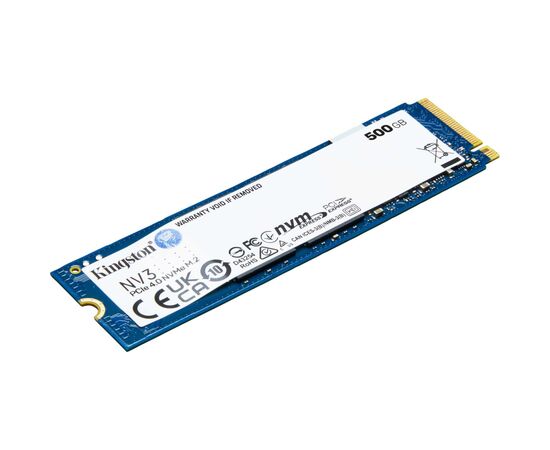 Накопитель SSD M.2 2280 500GB Kingston (SNV3S/500G), изображение 2 Накопитель SSD M.2 2280 500GB Kingston (SNV3S/500G), изображение 2