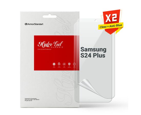 Пленка защитная Armorstandart Kit Clear + Anti-Blue Samsung S24 Plus (ARM80689)