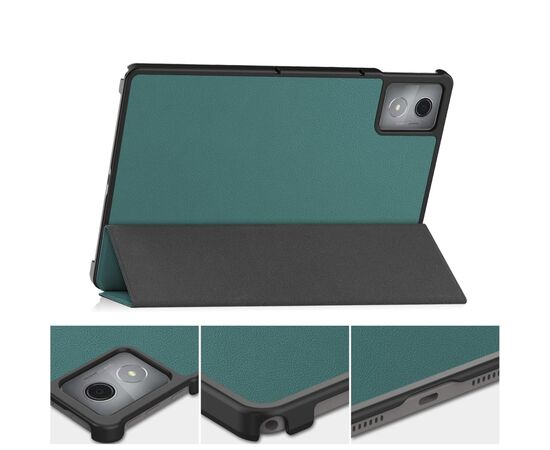 Чехол для планшета BeCover Smart Case Lenovo Tab K11 Plus TB-352F 11.45" Dark Green (711850), изображение 4 Чехол для планшета BeCover Smart Case Lenovo Tab K11 Plus TB-352F 11.45" Dark Green (711850), изображение 4