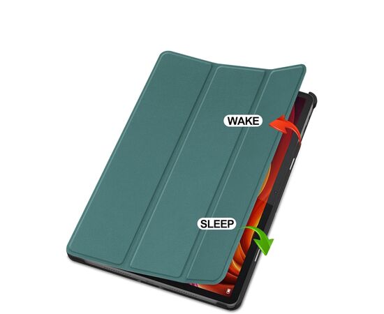 Чехол для планшета BeCover Smart Case Lenovo Tab K11 Plus TB-352F 11.45" Dark Green (711850), изображение 5 Чехол для планшета BeCover Smart Case Lenovo Tab K11 Plus TB-352F 11.45" Dark Green (711850), изображение 5
