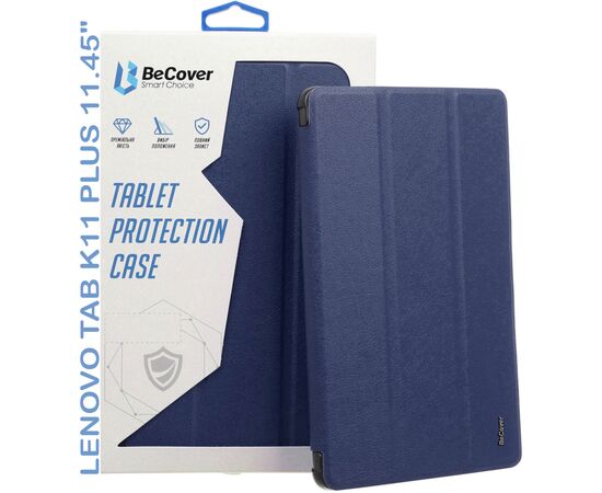 Чехол для планшета BeCover Smart Case Lenovo Tab K11 Plus TB-352F 11.45" Deep Blue (711849), изображение 6 Чехол для планшета BeCover Smart Case Lenovo Tab K11 Plus TB-352F 11.45" Deep Blue (711849), изображение 6