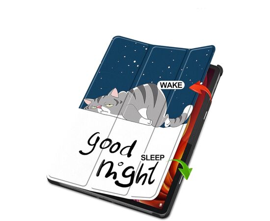 Чехол для планшета BeCover Smart Case Lenovo Tab K11 Plus TB-352F 11.45" Good Night (711854), изображение 5 Чехол для планшета BeCover Smart Case Lenovo Tab K11 Plus TB-352F 11.45" Good Night (711854), изображение 5