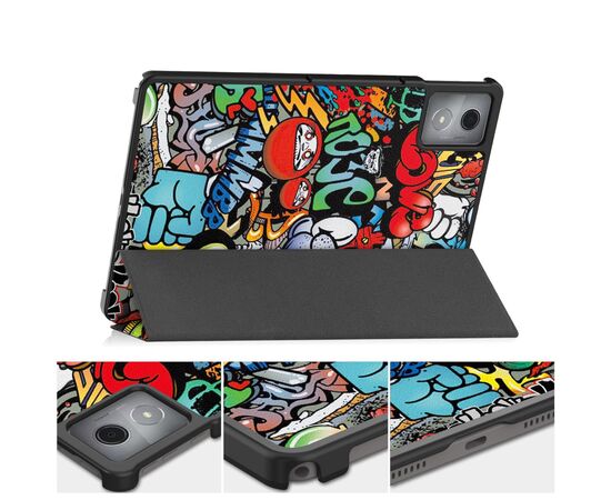 Чехол для планшета BeCover Smart Case Lenovo Tab K11 Plus TB-352F 11.45" Graffiti (711856), изображение 3 Чехол для планшета BeCover Smart Case Lenovo Tab K11 Plus TB-352F 11.45" Graffiti (711856), изображение 3