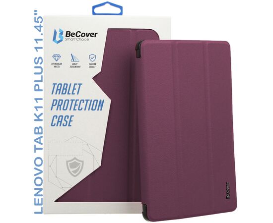 Чехол для планшета BeCover Smart Case Lenovo Tab K11 Plus TB-352F 11.45" Purple (711852), изображение 5 Чехол для планшета BeCover Smart Case Lenovo Tab K11 Plus TB-352F 11.45" Purple (711852), изображение 5
