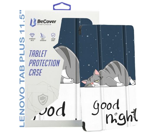 Чехол для планшета BeCover Smart Case Lenovo Tab Plus 11.5" Good Night (711843), изображение 5 Чехол для планшета BeCover Smart Case Lenovo Tab Plus 11.5" Good Night (711843), изображение 5