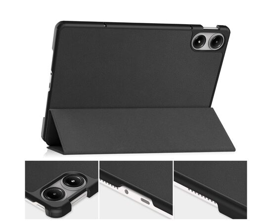 Чехол для планшета BeCover Smart Case Xiaomi Poco Pad 12.1" Black (711557), изображение 4 Чехол для планшета BeCover Smart Case Xiaomi Poco Pad 12.1" Black (711557), изображение 4